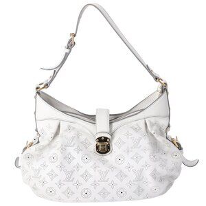 Louis Vuitton XS Monogram Mahina Shoulder Bag M95661 Blanc White Leather